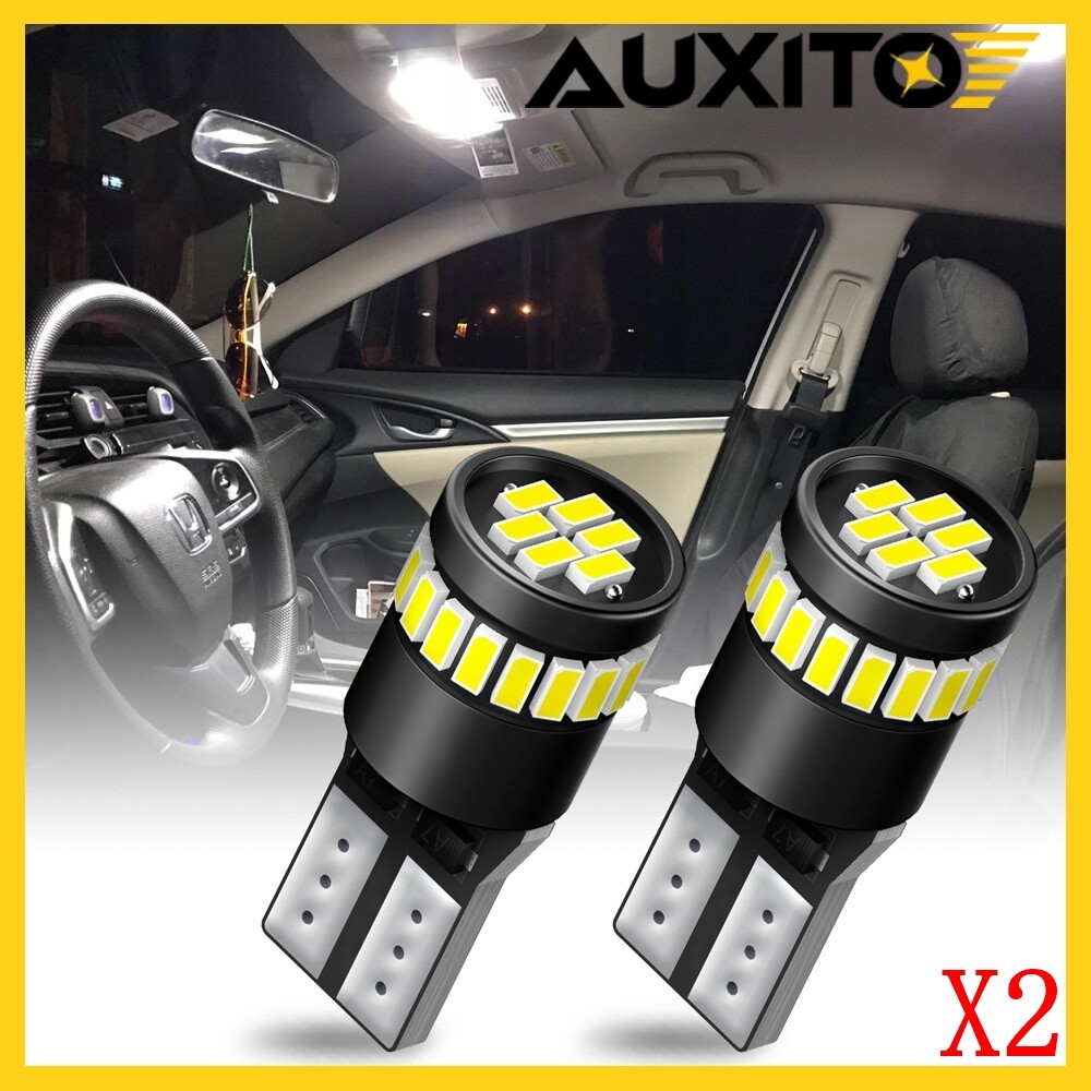 Car Bulb LED Error CANBUS Free SMD Xenon White W5W 194 Side Light Interior 2Set