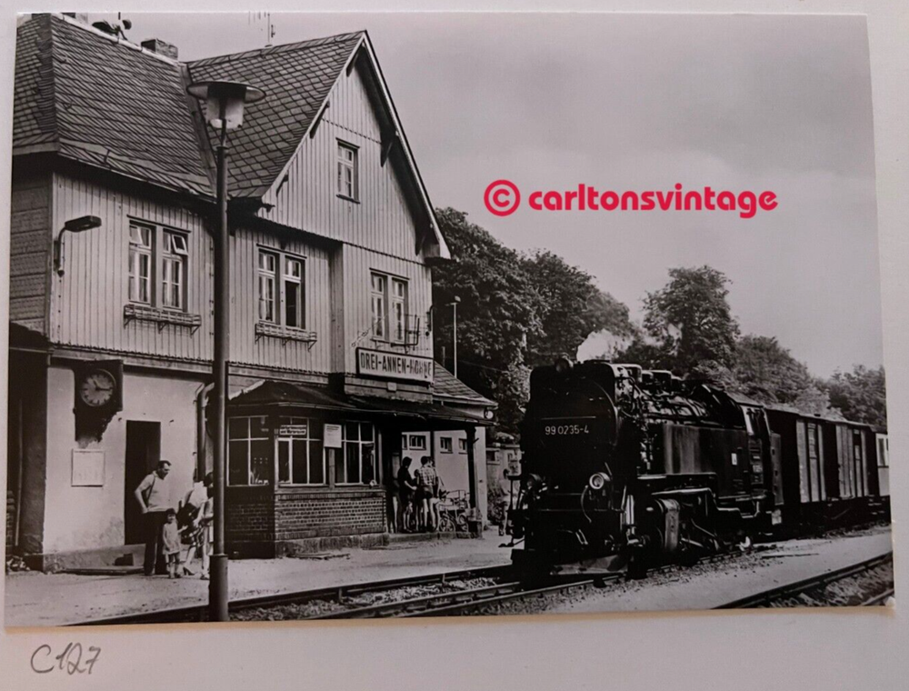 Harzquerbahn Station Drei Annen Hohne Old Railway Postcard