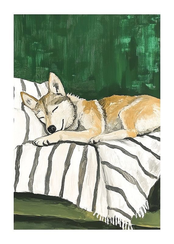 Cozy Snuggled Up Bliss Poster for Home Wall Decor
