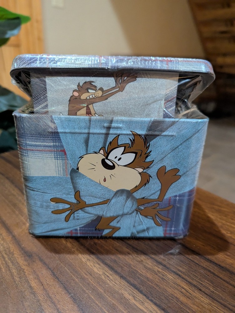 Vintage 1995 Tasmanian Devil Collector Tin Notepad New