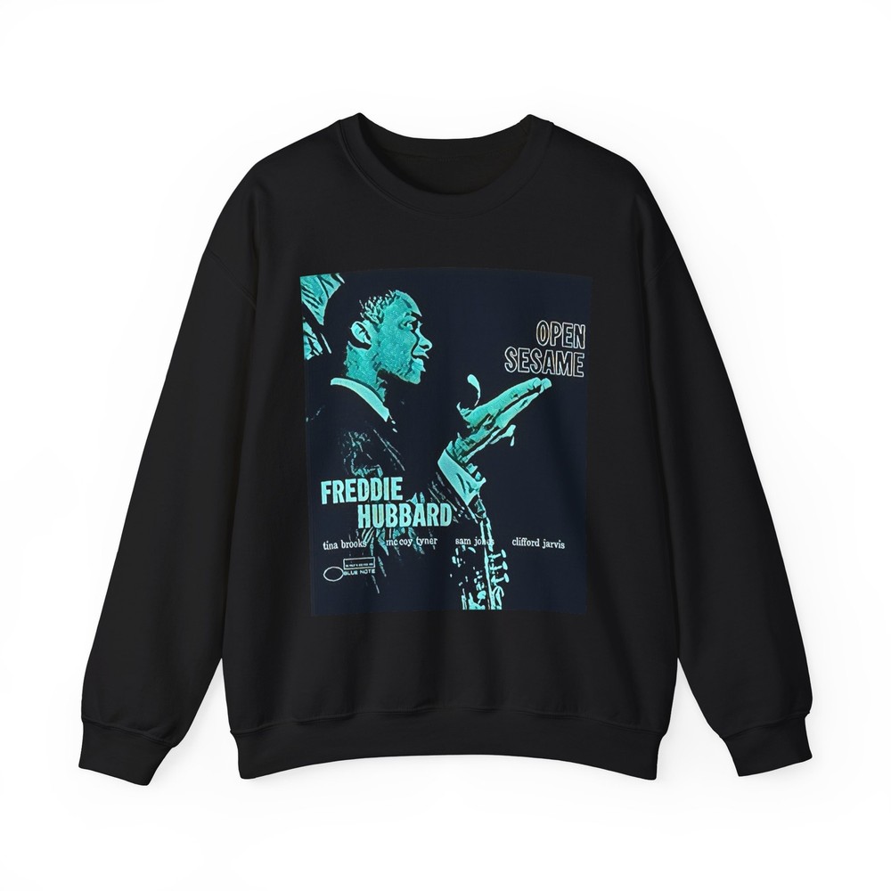 Freddie Hubbard Graphic Print Long Sleeve Unisex Heavy Blend Crewneck Sweatshirt
