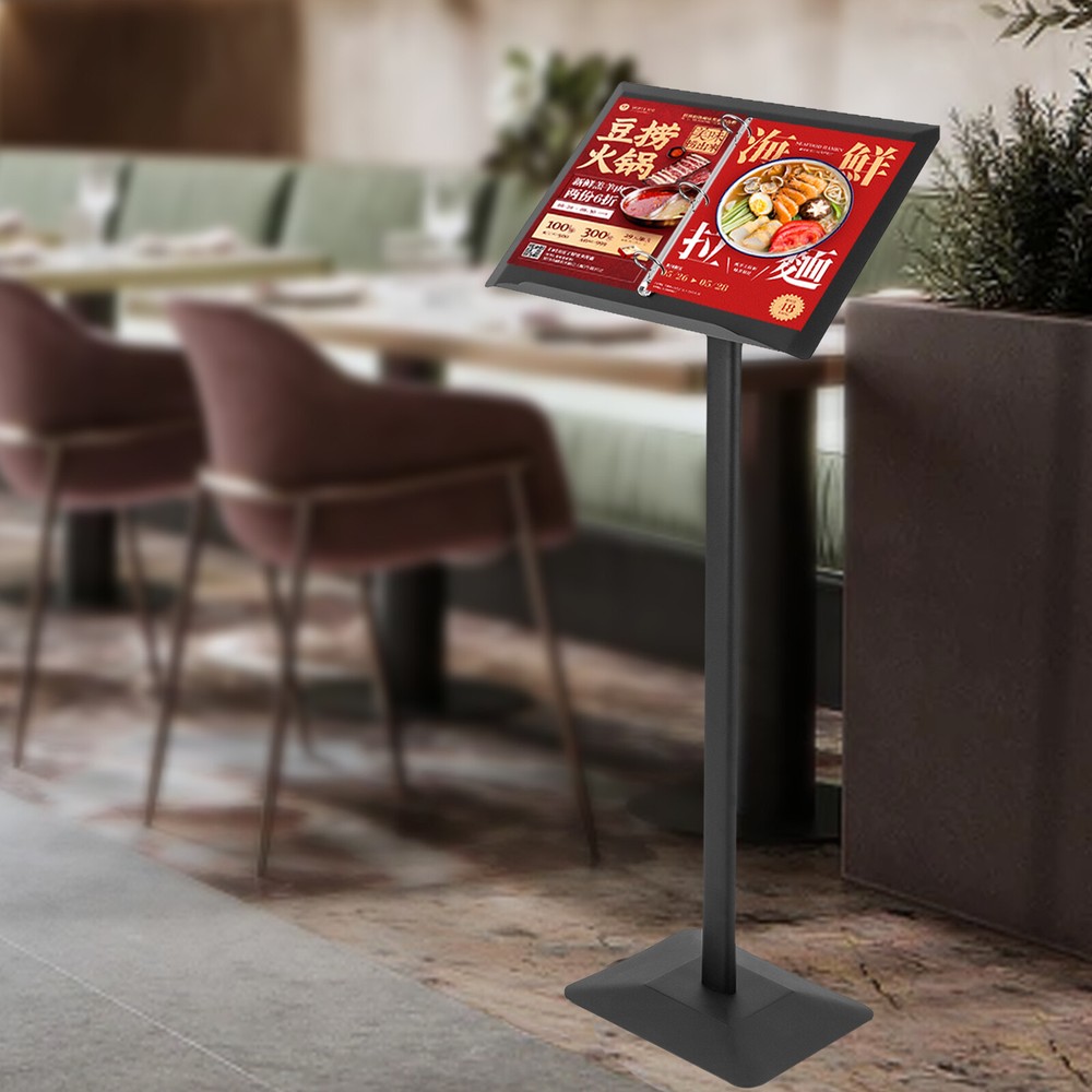 Menu Stand Catalogue Browser Floor Stand Lectern Stand Brochure Menu Holder Rack