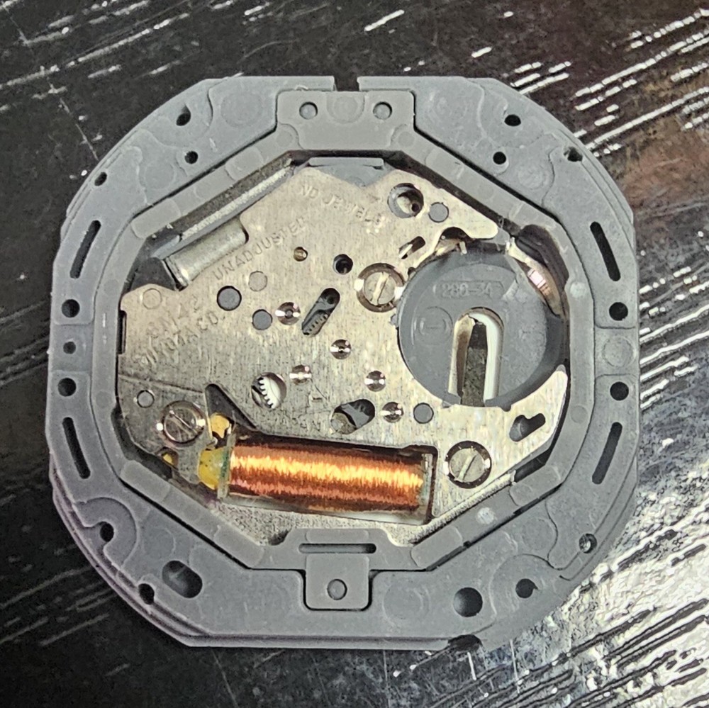 Miyota 6M42 Quartz Movement Watch Untested As-Is For Parts Or Repair