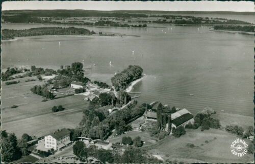 Ansichtskarte Seehotel Feldhütter Prien am Chiemsee Luftbild (Nr.9548)