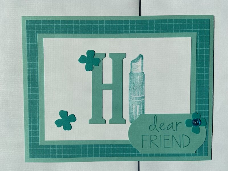 Hearts & kisses birthday friend thanks for you card kit of 6 made w/ Stampin Up