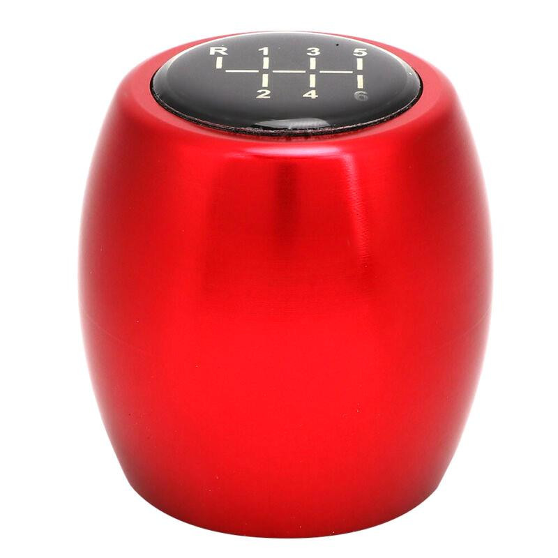 Red Aluminum Alloy Gear Knob for 5 6 Manual Transmission