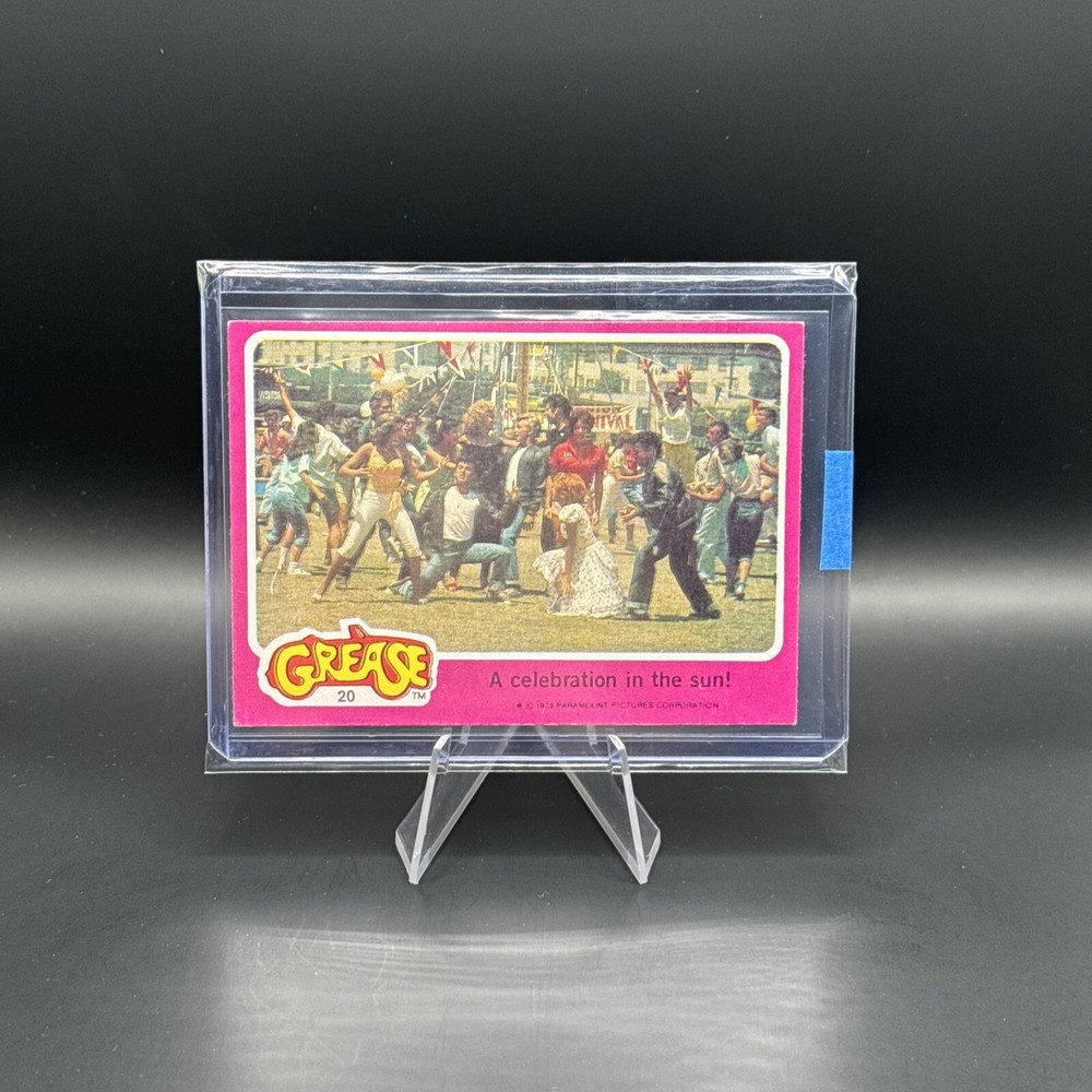 1978 Topps Grease #20 A celebration in the sun!
