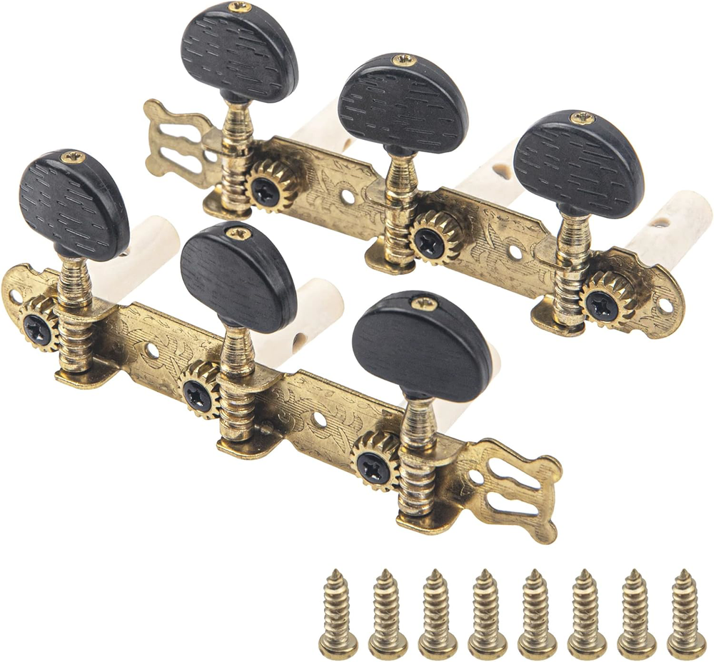 Classical Guitar Tuning Keys Pegs 3+3 Tuners for Standard Guitars