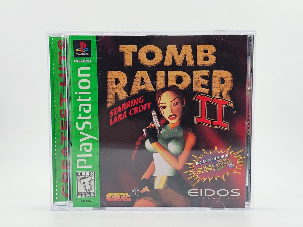 Sony Playstation 1 PS1 Tomb Raider II CIB Cleaned & Tested