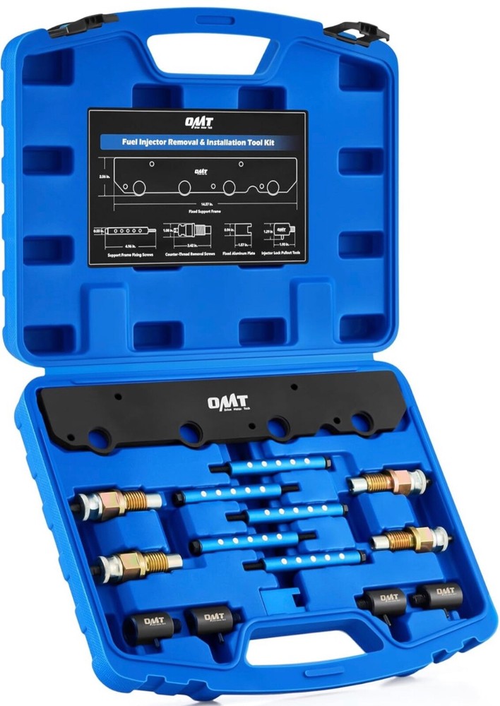 Orion Motor Tech Fuel Injector Removal Tool Kit, 15pc BMW Injector Puller Kit, C