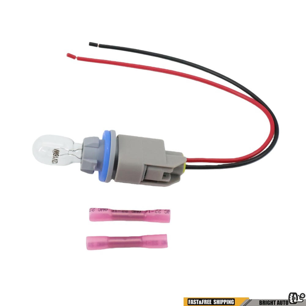 F81Z13411AA Bulb Socket Connector - Works with Ford/Lincoln/Mercury Vehicles