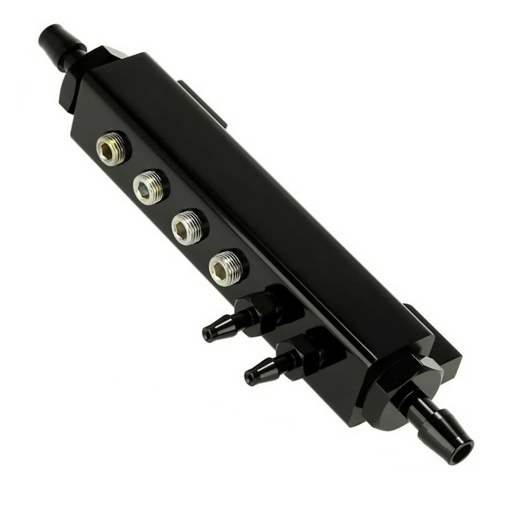 Black Vacuum Manifold Kit Durable Turbo Wastegate Boost Block Intake Manifold