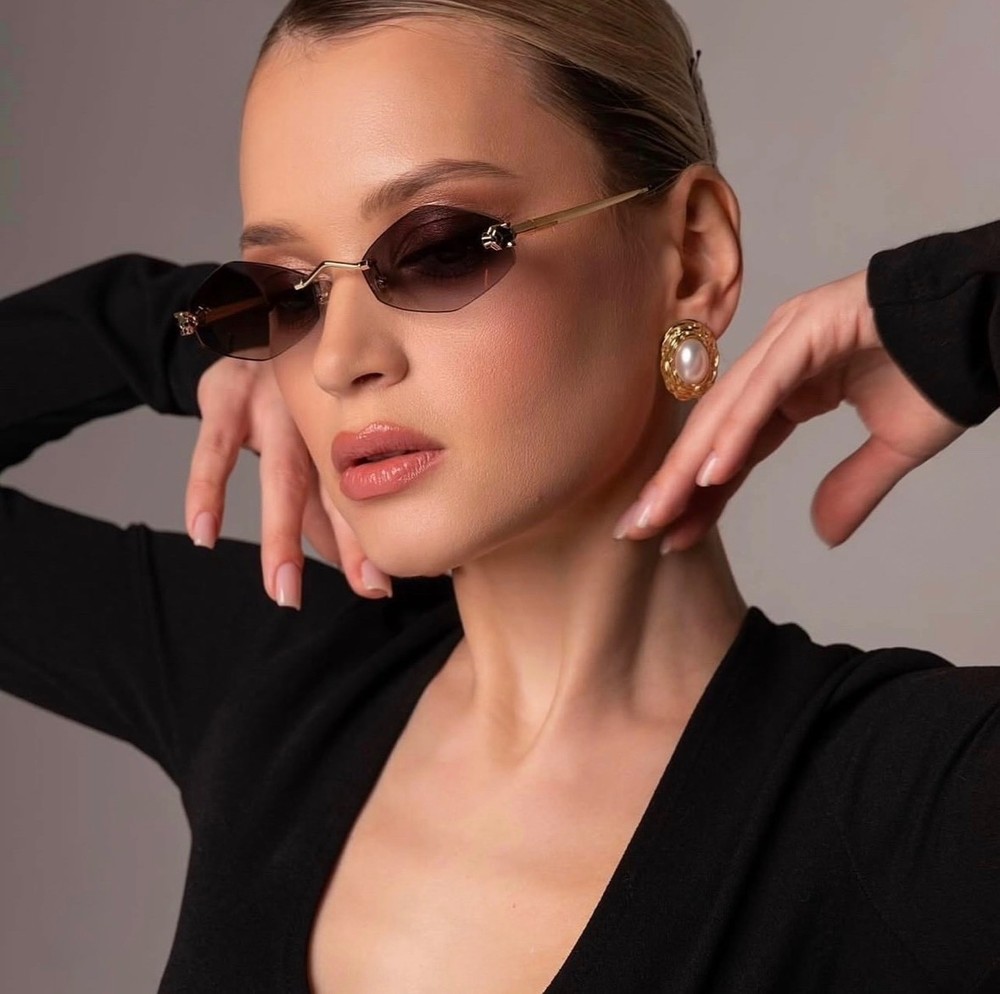 Cartier CT0433S 001 Gold Sunglasses Panthers Gray lenses