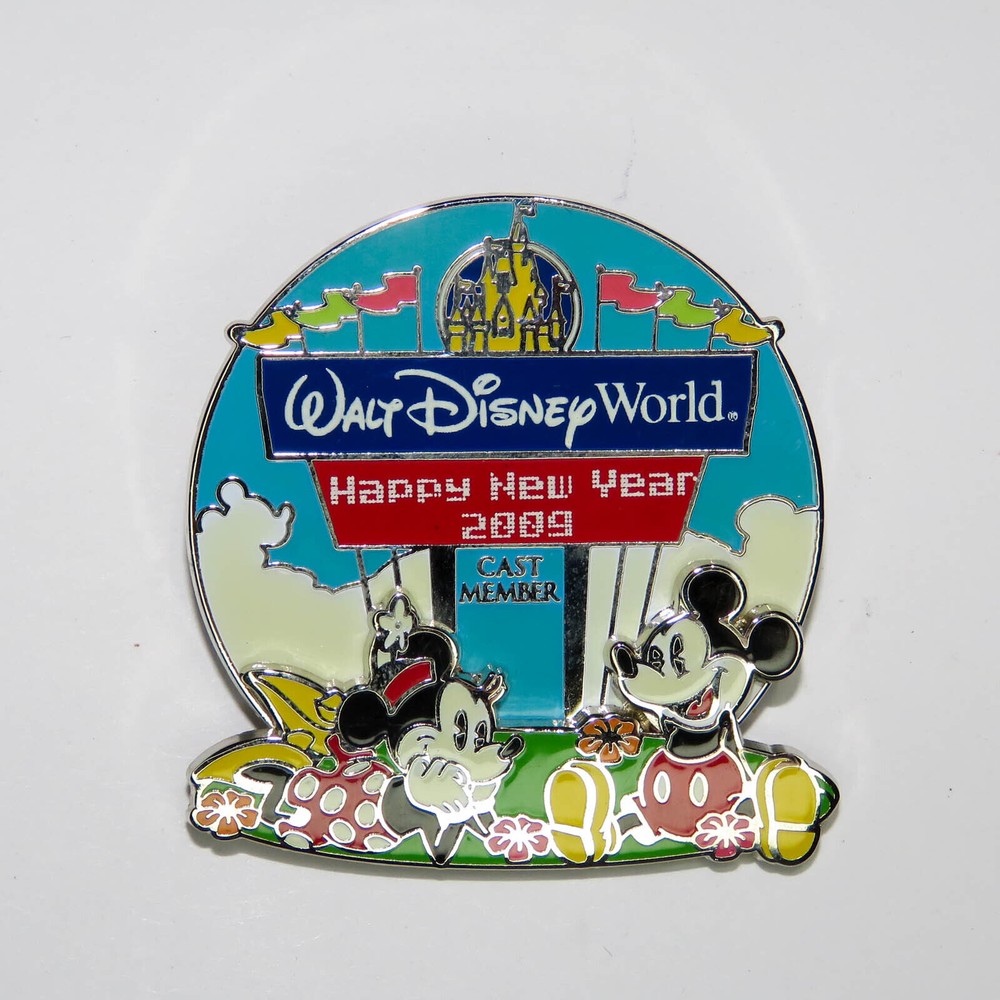Disney WDW Cast Member New Years Day 2009 Collectible Pin-image