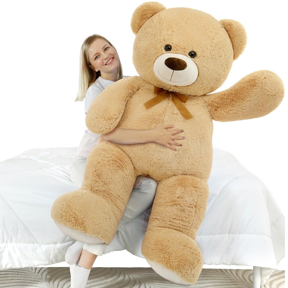MorisMos Giant Teddy Bear Stuffed Animal 4 Feet51.8in Big Teddy Bear for Baby...