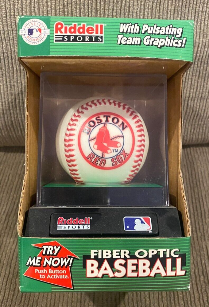 Vintage Red Sox Fiber Optic Baseball Riddell Sports 2000
