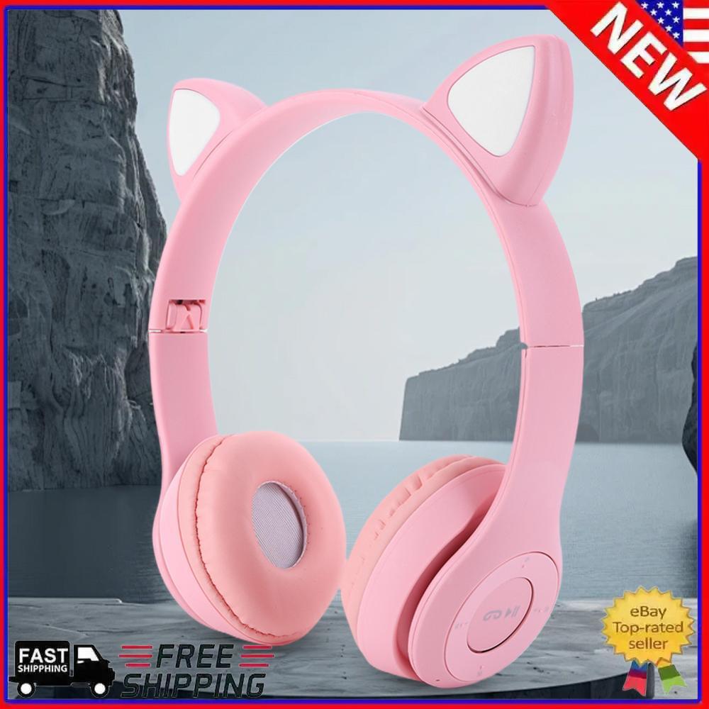 Flash Light Wireless Headsets with Mic Bluetooth-Compatible Phone Headset Gifts