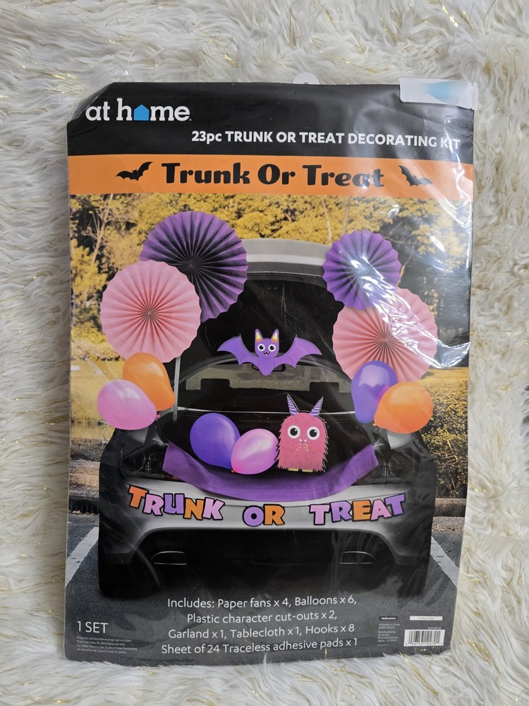 23pc Halloween Trunk or Treat Decoration Kit - New Spooky Fun Set