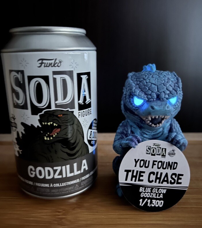 Godzilla Funko Soda Chase Figure
