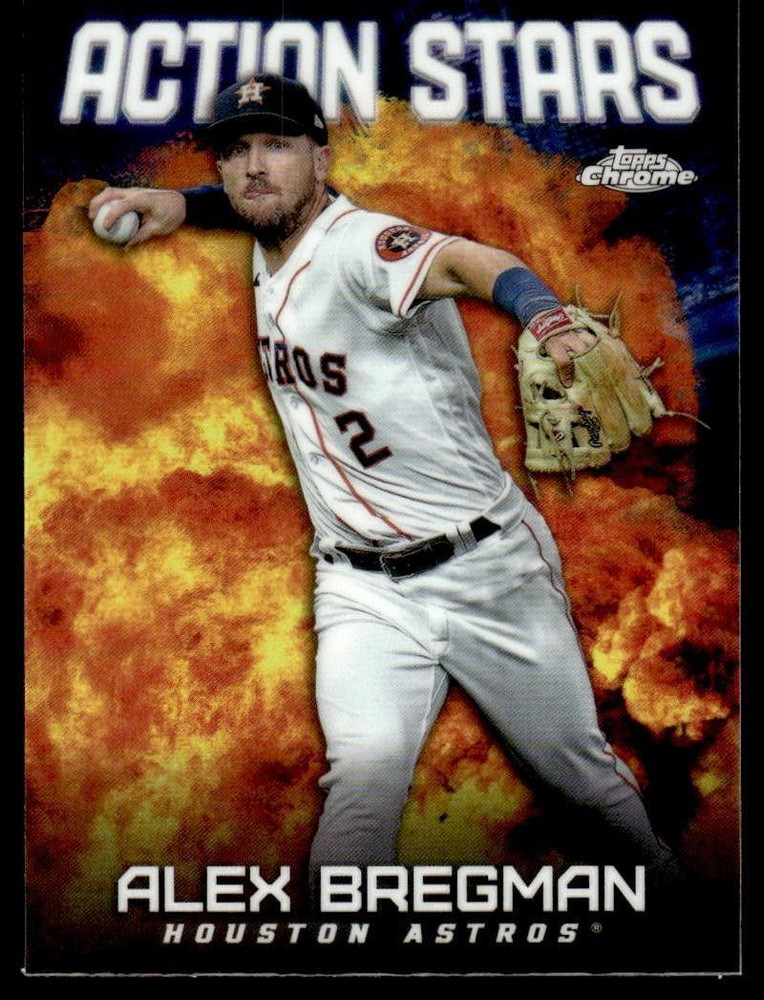 Alex Bregman 2023 Topps Update Action Stars Black Parallel SN Houston Astros #AS-27