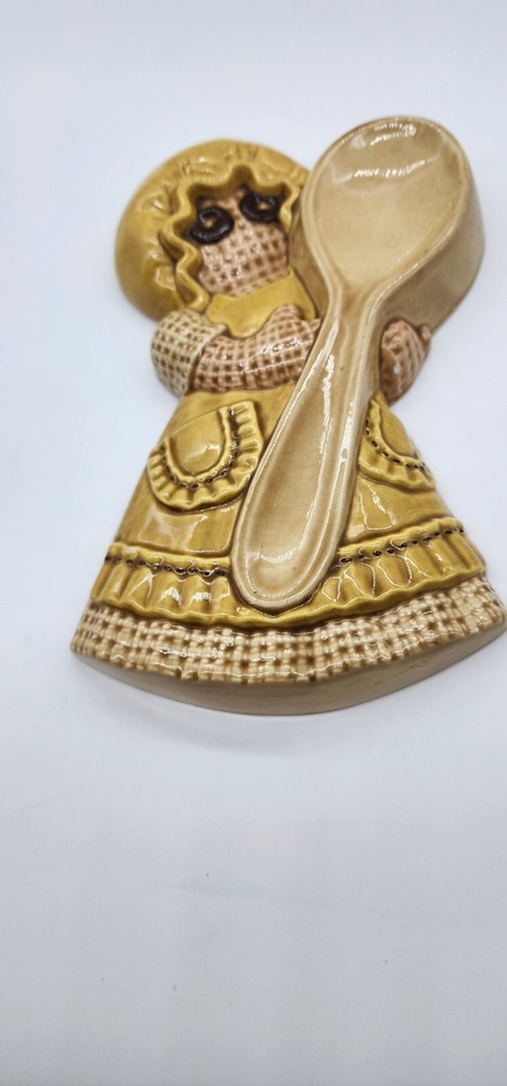 Ceramic Button Eye Rag Doll Spoon Rest