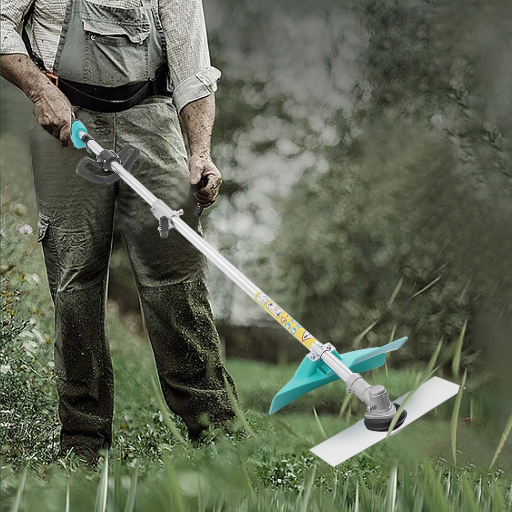 Electric Lithium Battery Lawn Trimmer Garden Lawn Mower Cordless Strimmer 1300W