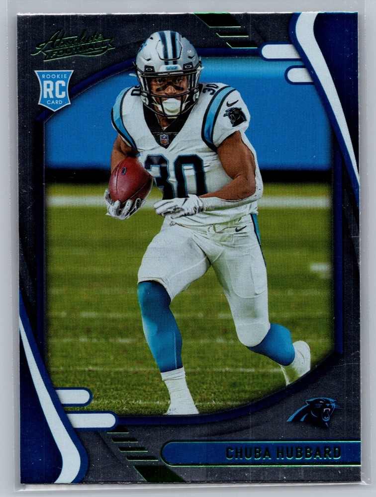 2021 Panini Absolute Rookie Card #134 Chuba Hubbard RC Football  
