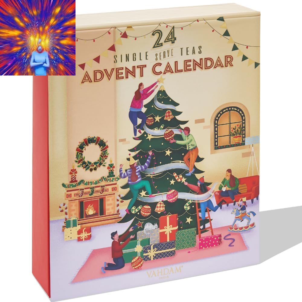 Limited Edition - Advent Calendar 2024 Tea Bags 24 Unique Flavors - Luxury Holid