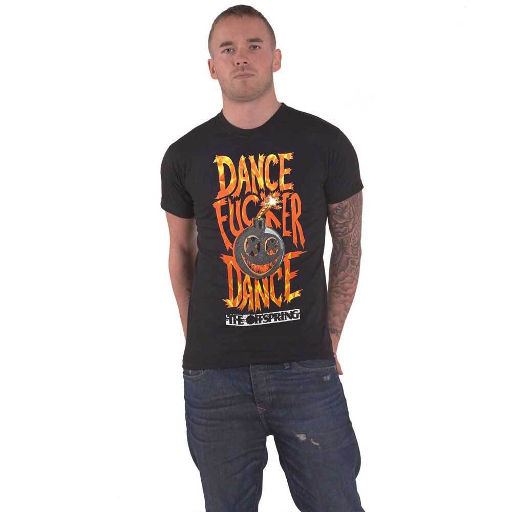 The Offspring Official Unisex Black Dance Band Logo T-Shirt