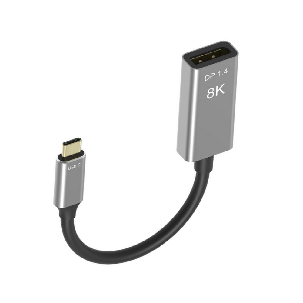 USB C to DisplayPort 1.4 Cable 8K 60Hz 4K 144Hz Male to Female Adapter