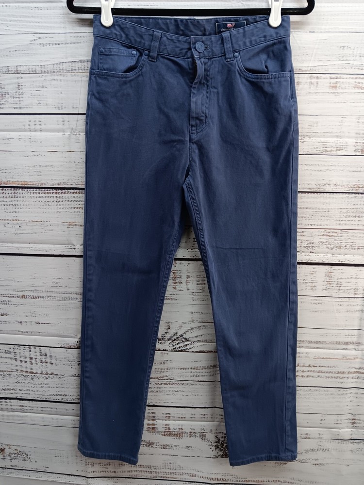 Vineyard Vines Pants Boys 14 Blue Preppy Stretch Casual School Play Youth Chino