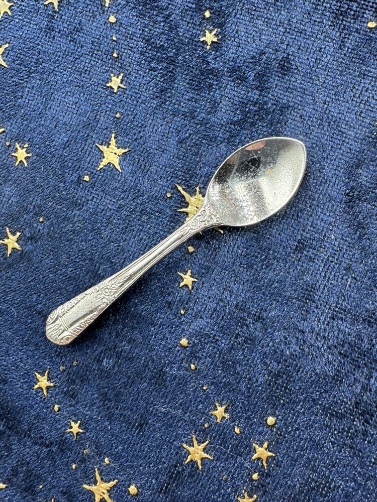 Silver Vintage Design Spoon Pin Cook Chef Brooch Sterling 925