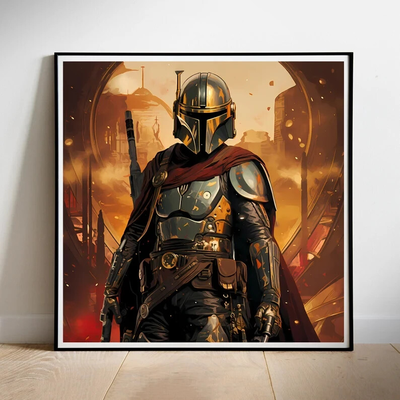 Star Wars Fan Art Movie Poster Printable Wall Art Decor