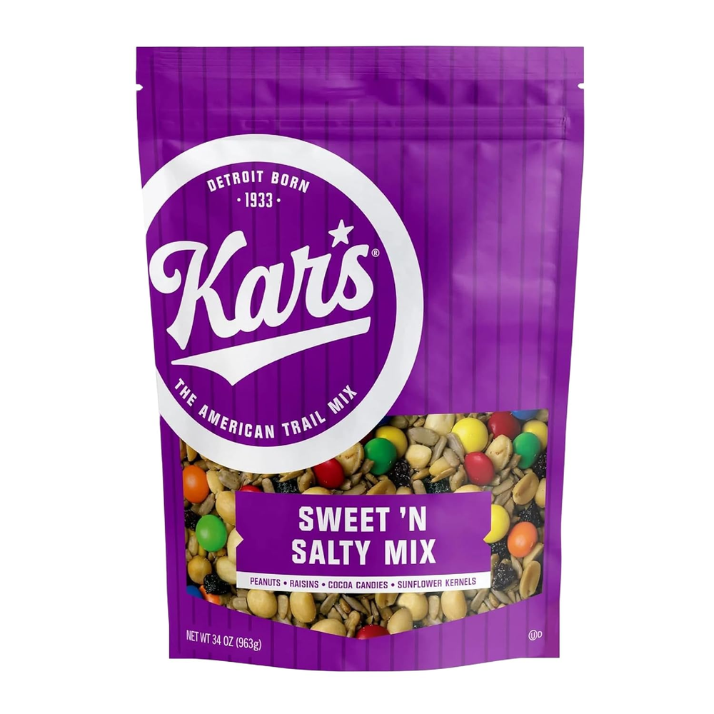 Kar’S Nuts Sweet ‘N Salty Trail Mix – 34 Oz Resealable Bag, Pack of 1 – Easy and