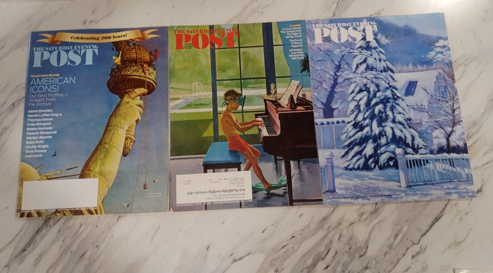 Saturday Evening Post 3 Magazine Lot