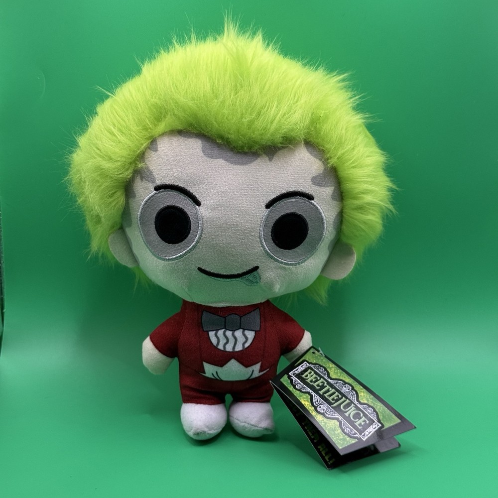 Beetlejuice Red Suit Plush Horror Toy 10-inch NWT from Toy Factory  