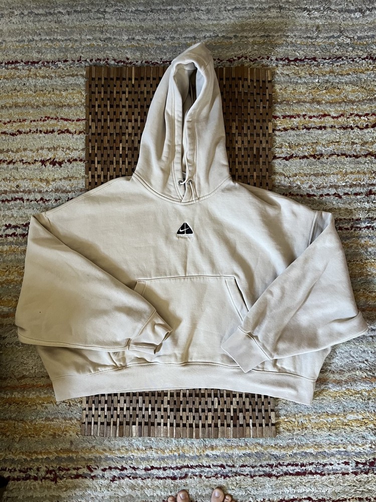 Nike ACG Pullover Heavyweight Fleece Hoodie Women’s Medium Khaki CW4490-247