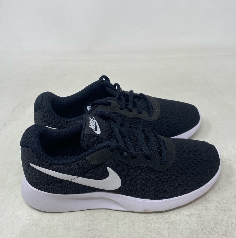 Nike Women’s Tanjun Running Shoes Black/White Size 5 812655-011