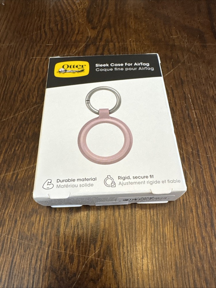 Sleek Pink Protective Case for Apple AirTag Accessories