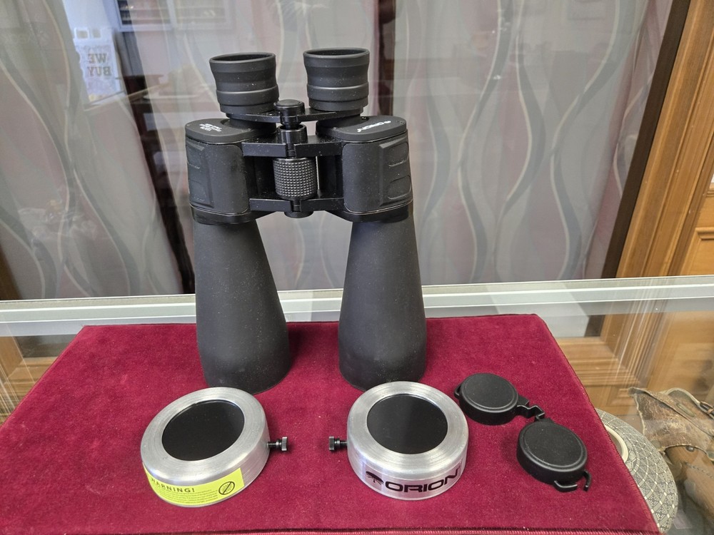 Orion 15x70 Astronomy Binoculars - Wide-Field Long Distance Solar Lens Cover