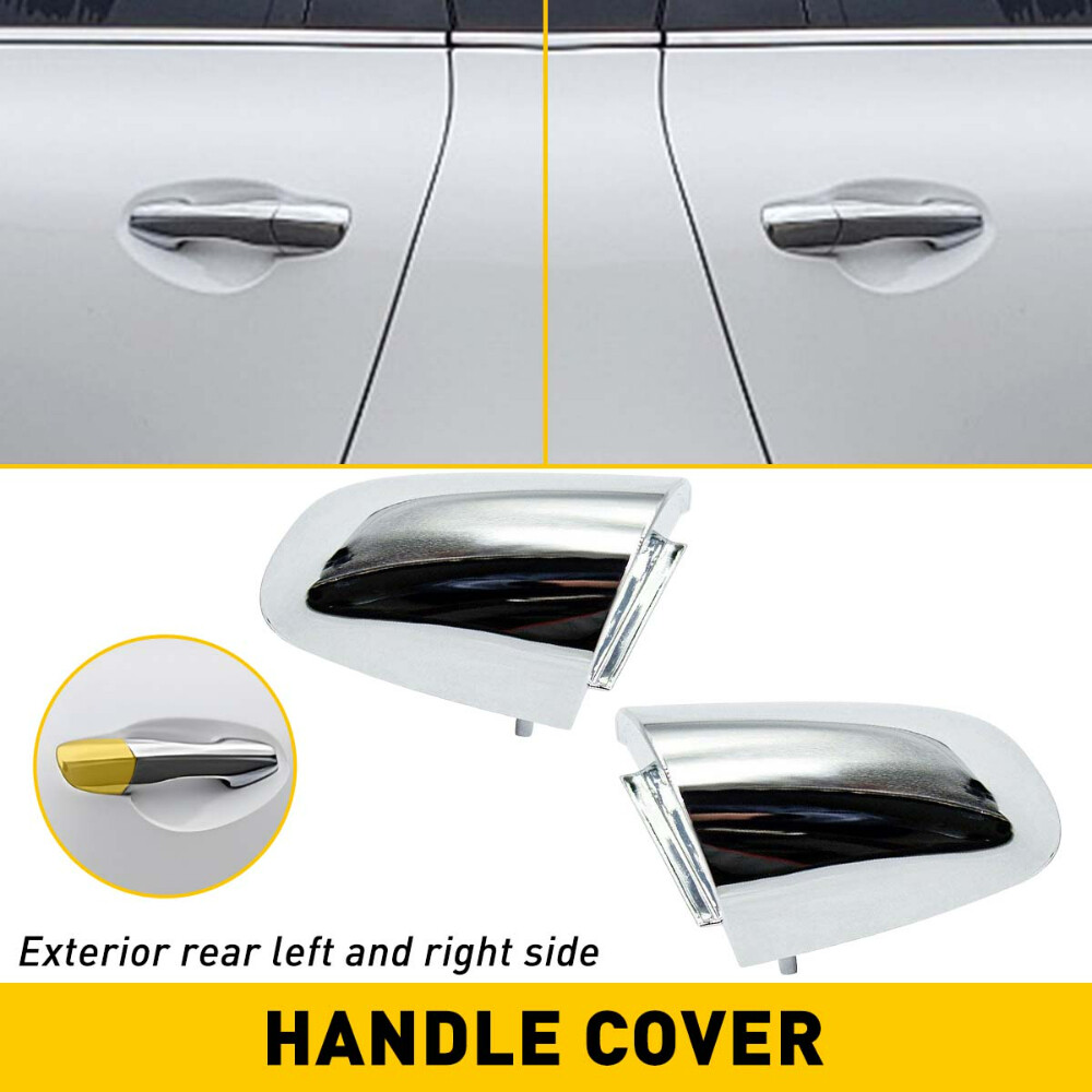 NEW HANDLE COVER REAR DOOR RIGHT RH CHROME FOR KIA SORENTO 2016-20 REPLACEMENT M