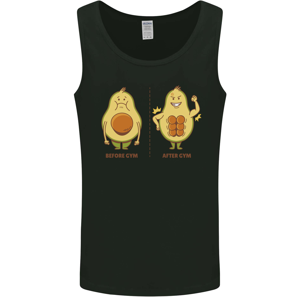 Avocado Gym Funny Fitness Training Healthy Mens Vest Tank Top