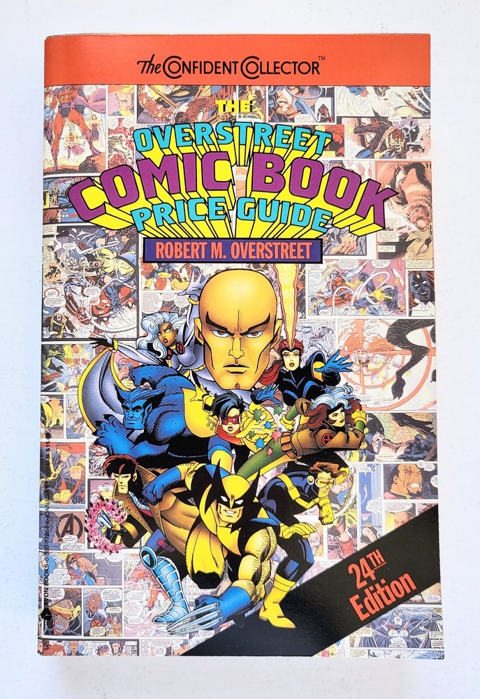 Overstreet Comic Book Price Guide 24th Edition (1994) First Printing X-Men Cover