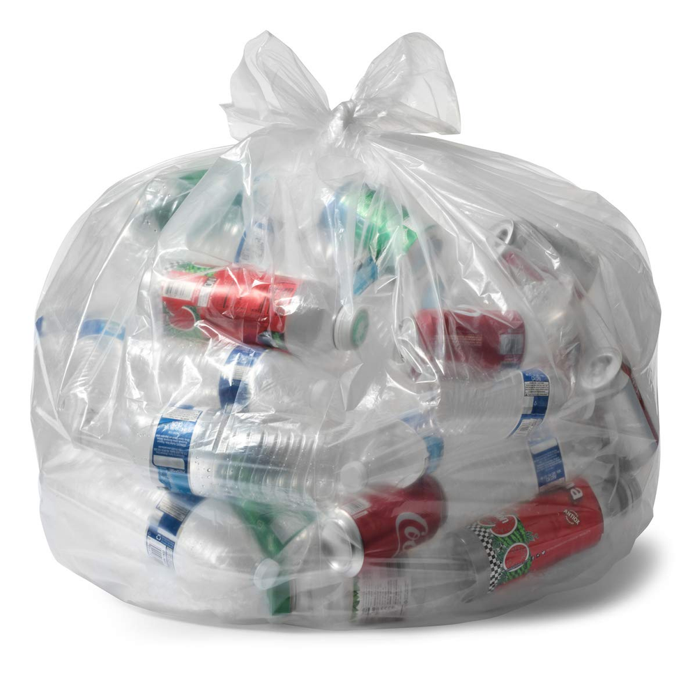 Clear 33 Gallon Trash and Recycling Bags - (Huge 200 Ct.) - 2.0 MIL Equivalent G