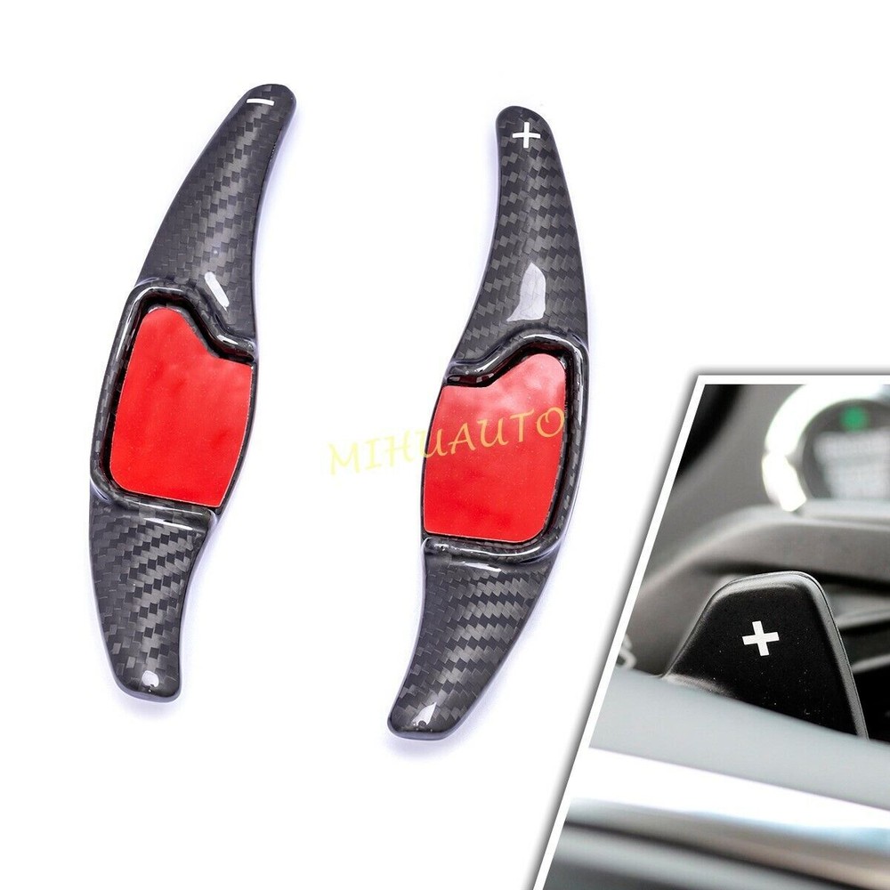 For Ford Fusion Edge Mondeo Carbon Fiber Steering Wheel Paddle Shifter Extension