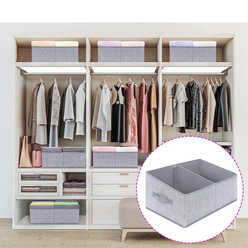 Foldable Trapezoid Storage Bin for Clothes and Organizing