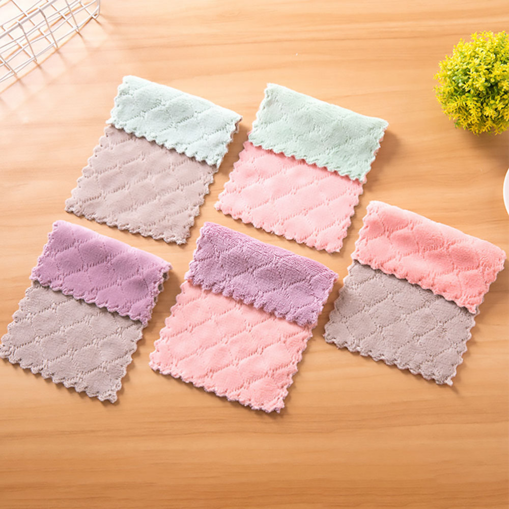 20 Pcs Kitchen Washing Towel Kitchen Washcloths Dishes Kitchen Rags
