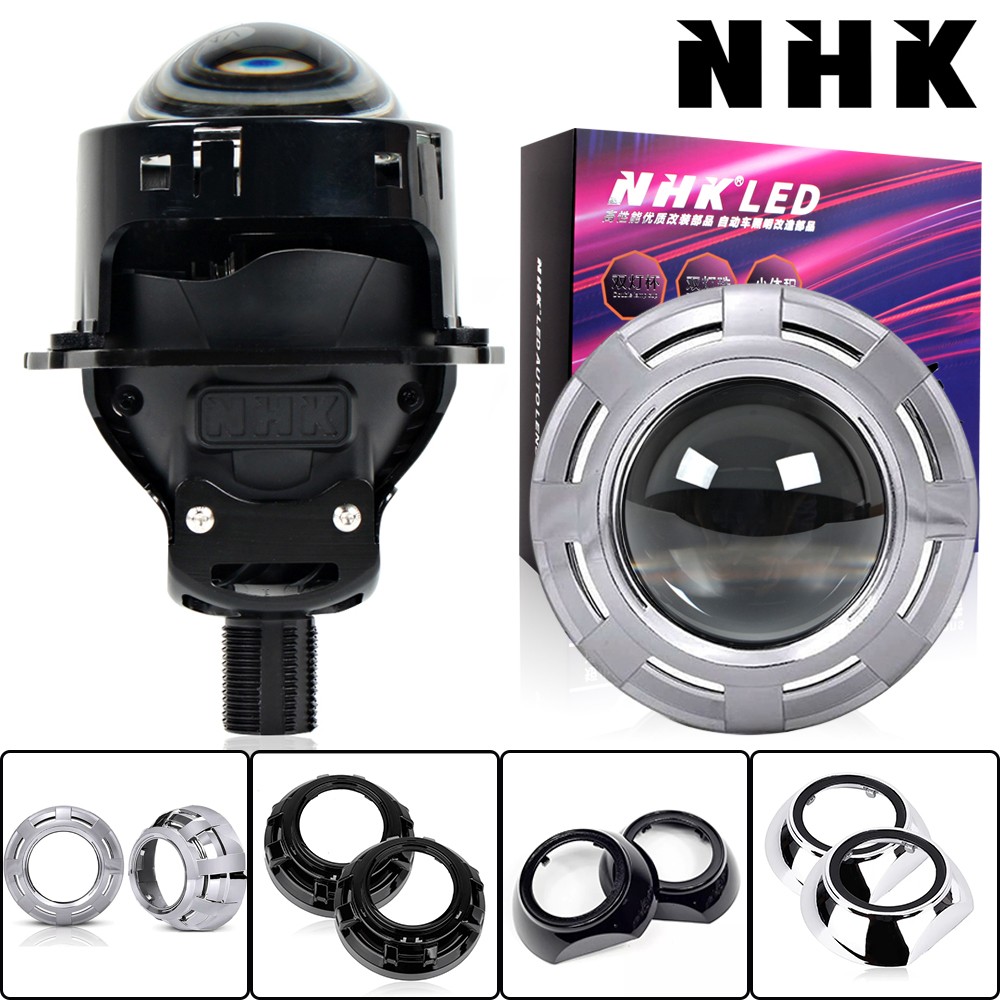 NHK M1 3.0'' LED Headlight Bi LED Projector Lens&Shrouds Retrofit VS Xenon LHD
