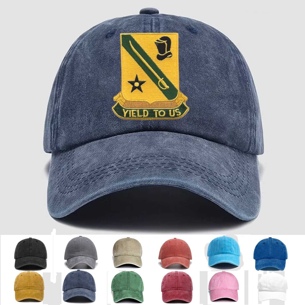 Custom Embroidered Hat 803rd Armor Cavalry Regiment, Veteran Cap, Trucker Hat