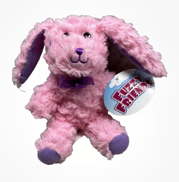 Easter Bunny Plush Kids Stuffed Animal FillerSoft Toy 6 In Fluffy Fuzzy Friends